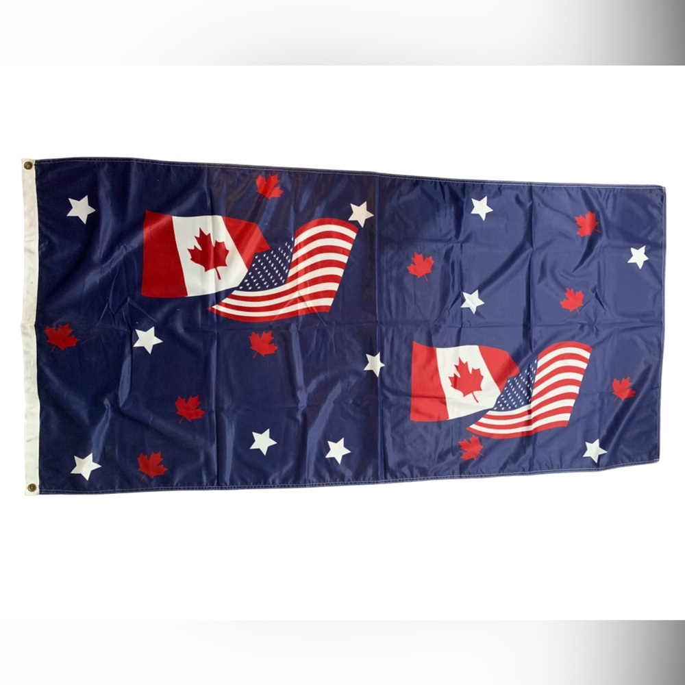 Canada USA Friendship Flag